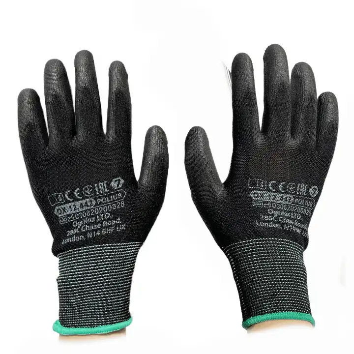 thumbnail interactive-video image 1 of Vgo Work Gloves For Men - Leather Safety Gloves With Touchscreen Capability 1 of 2